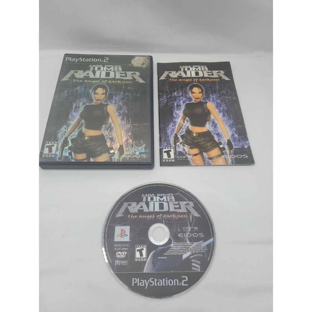 Lara Croft: Tomb Raider - The Angel of Darkness (PlayStation 2‎ PS2) CIB TESTED